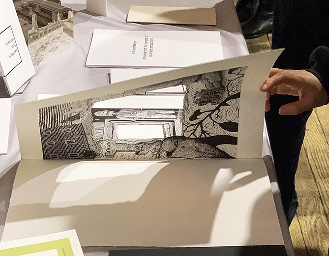 Margins project, with Peter Rapp's 'The Hollow Book'