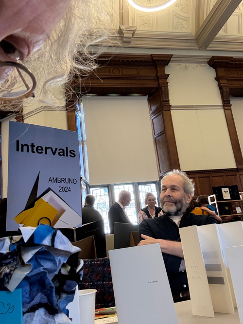 Intervals at Oxford Fine Press Book Fair  2025