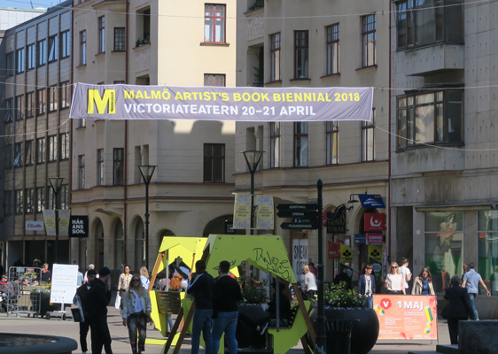 AMBruno at Malm&ouml; Artist�s Book Biennial 2018