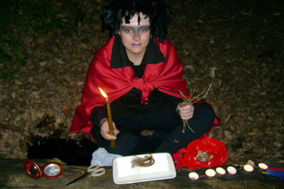 ritual in the woods by Manya Do&ntilde;aque