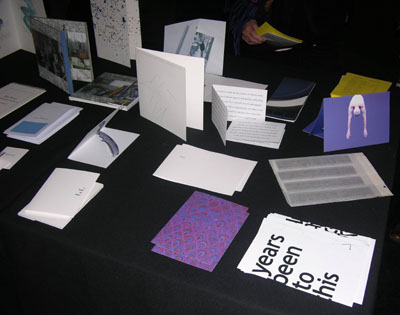 One-fold books at the ICA, 2013