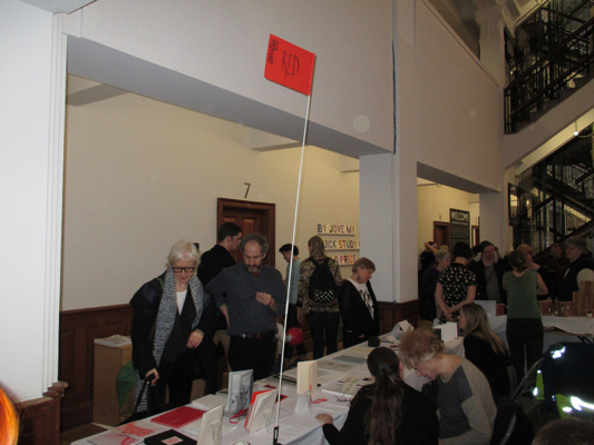 AMBruno: Red at the 18th International Artists' Book Fair, Leeds