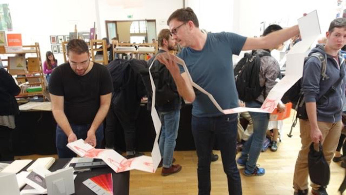 AMBruno: Red at The London Art Book Fair, Whitechapel Gallery