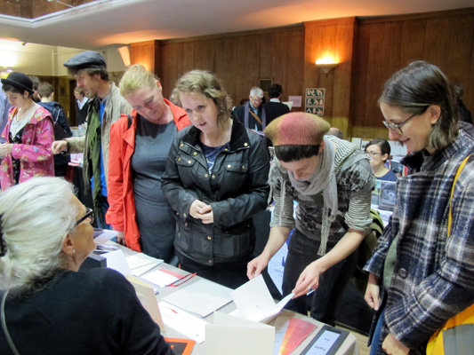 AMBruno: Red at Small Publishers Fair, London