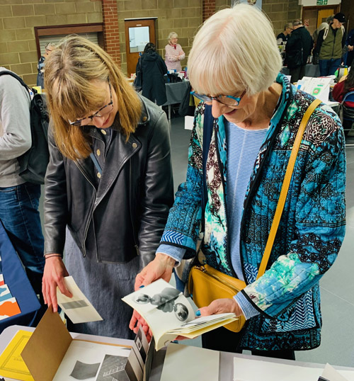 'rhythm' books at Book Arts Day, London, 2024