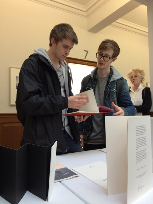 AMBruno: words at 19th International Contemporary Artists' Book Fair, Leeds, 2016