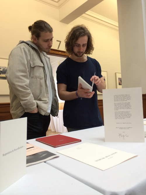 AMBruno: words at 19th International Contemporary Artists' Book Fair, Leeds, 2016