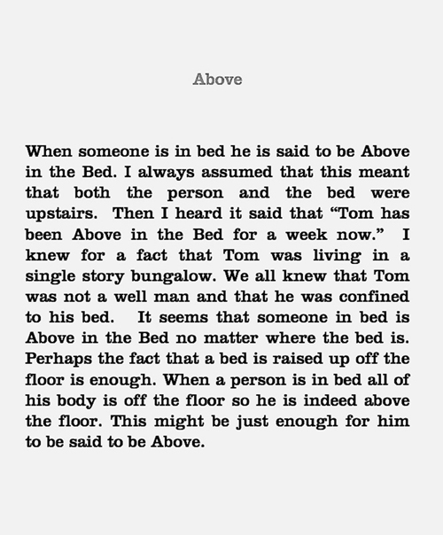 ABOVE by Erica Van Horn